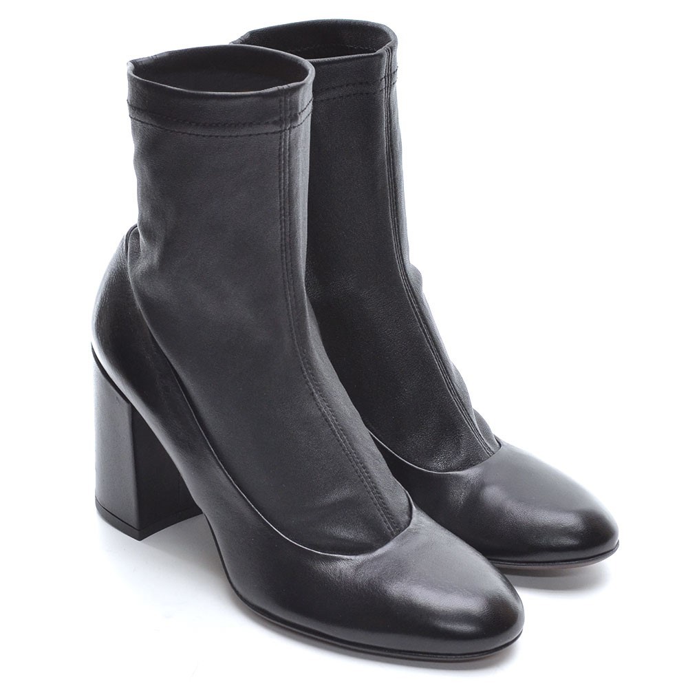 Attilio Giusti Leombruni AGL Black Ankle Boots 36 New